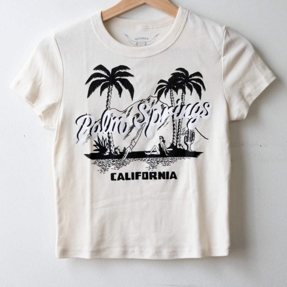X Prism Natural Palm Springs Baby Tee